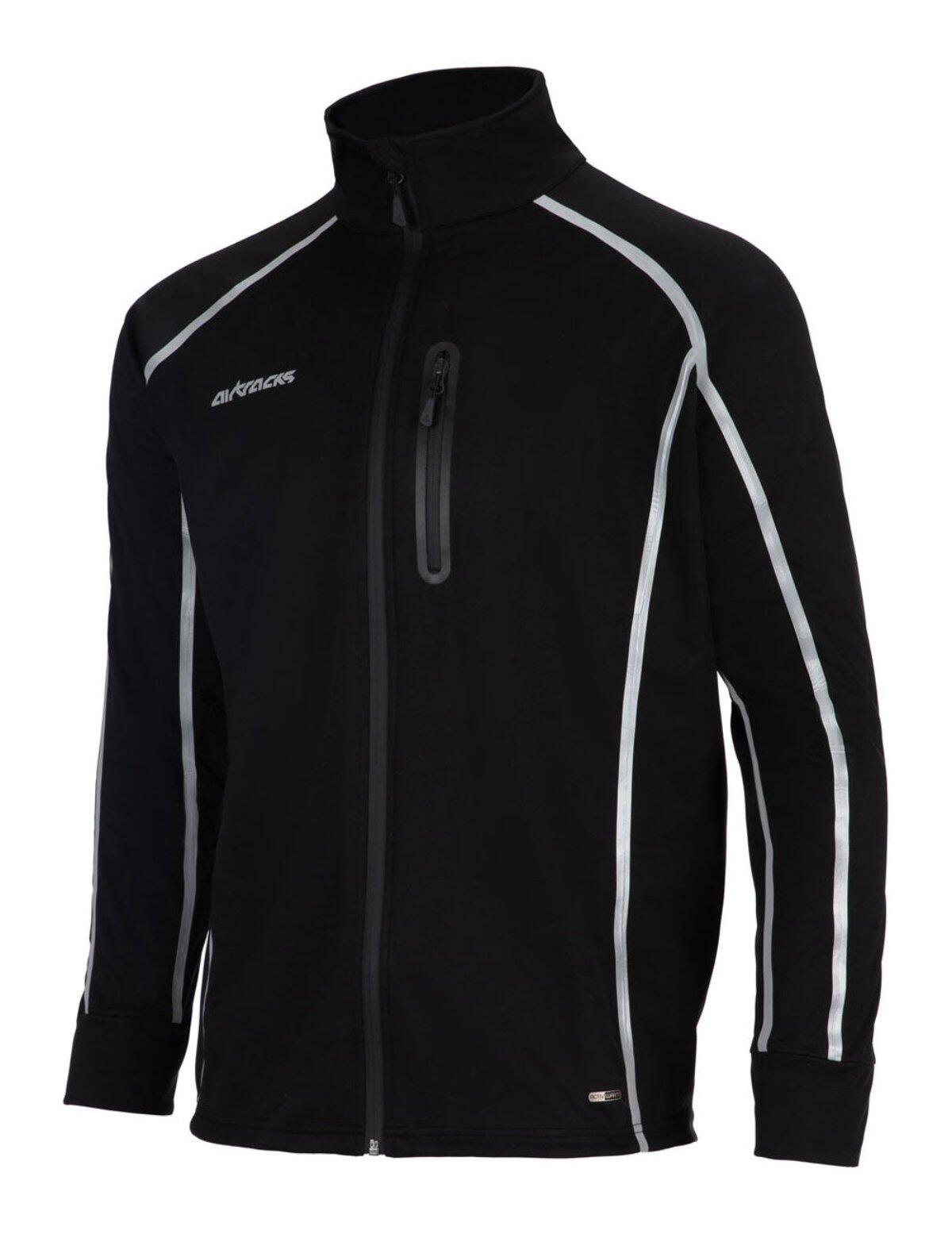 Herren Thermal Fahrradjacke - Laufjacke Air Tech II Schwarz 2/4