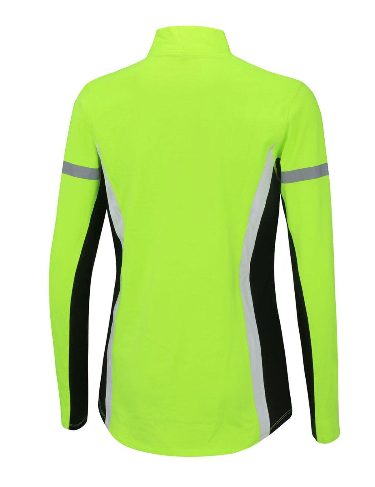 Damen Thermo Funktions Laufshirt Langarm Neon 2/4