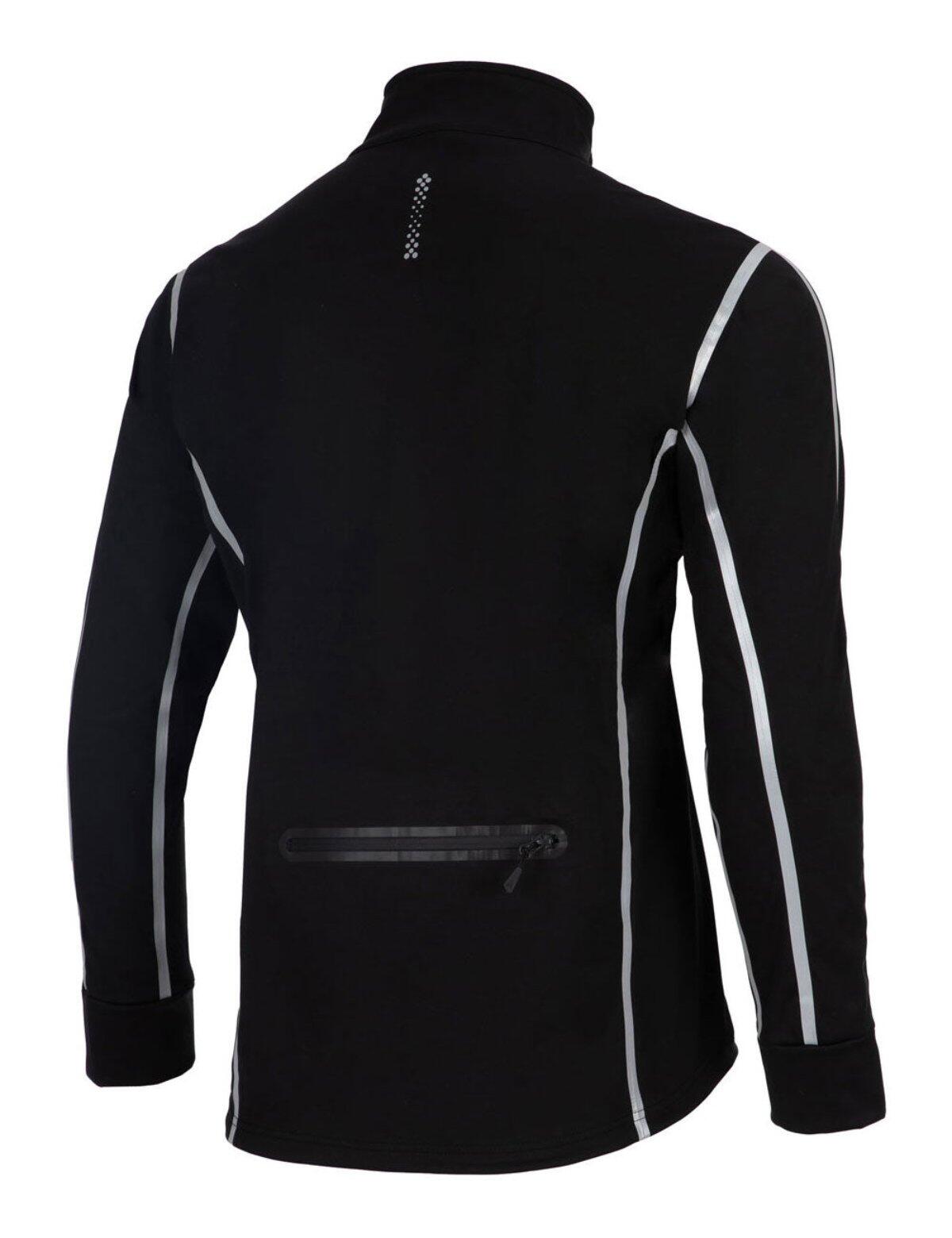 Herren Thermal Fahrradjacke - Laufjacke Air Tech II Schwarz 4/4