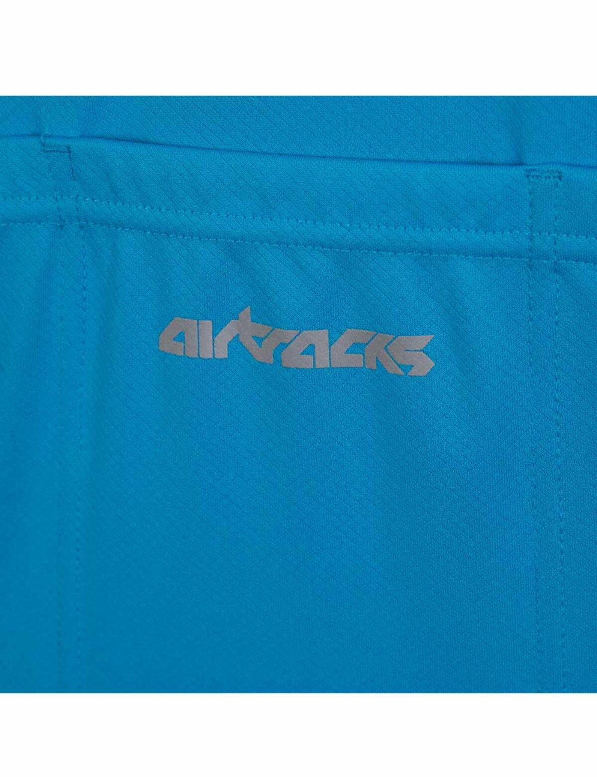Herren Fahrradtrikot Kurzarm Radtrikot Pro T II Blau-Schwarz 3/4