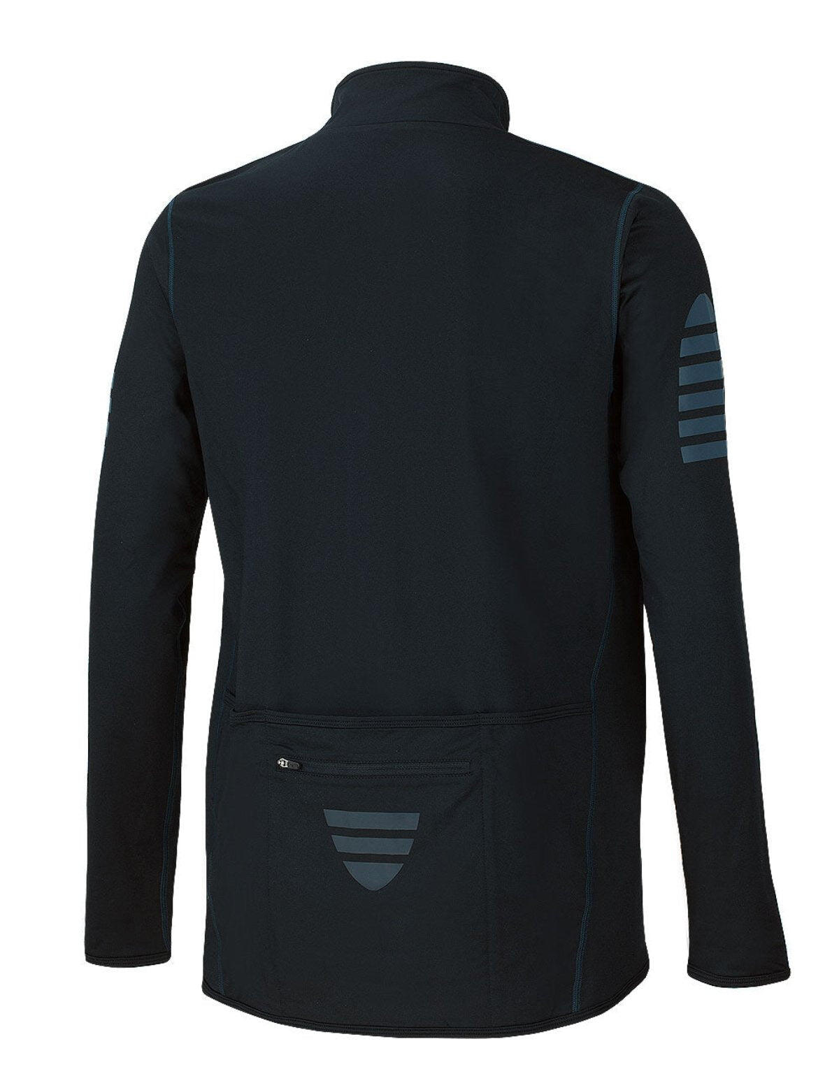 Herren Winter Fahrradtrikot Langarm Pro Fleece Thermaltrikot Schwarz-Blau 2/4