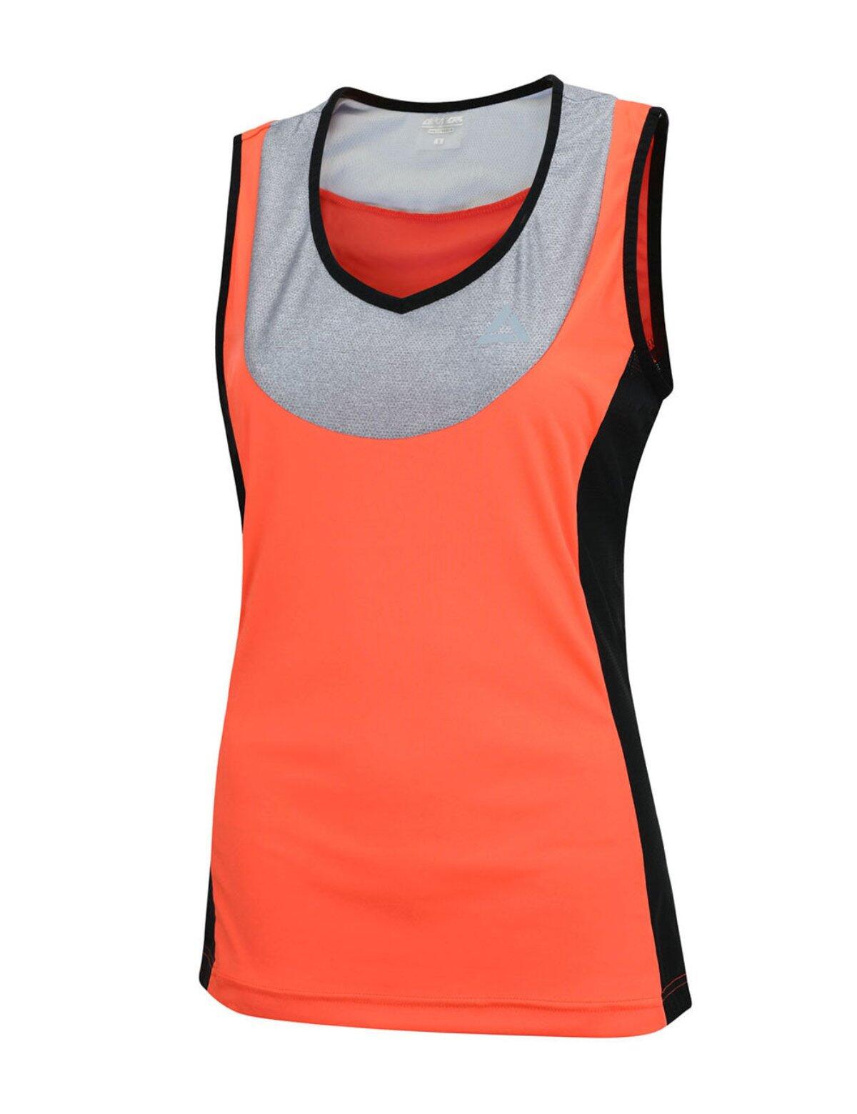 Damen Fahrradtrikot Kurzaram Radtrikot Ärmellos Comfort Line Rot 2/4