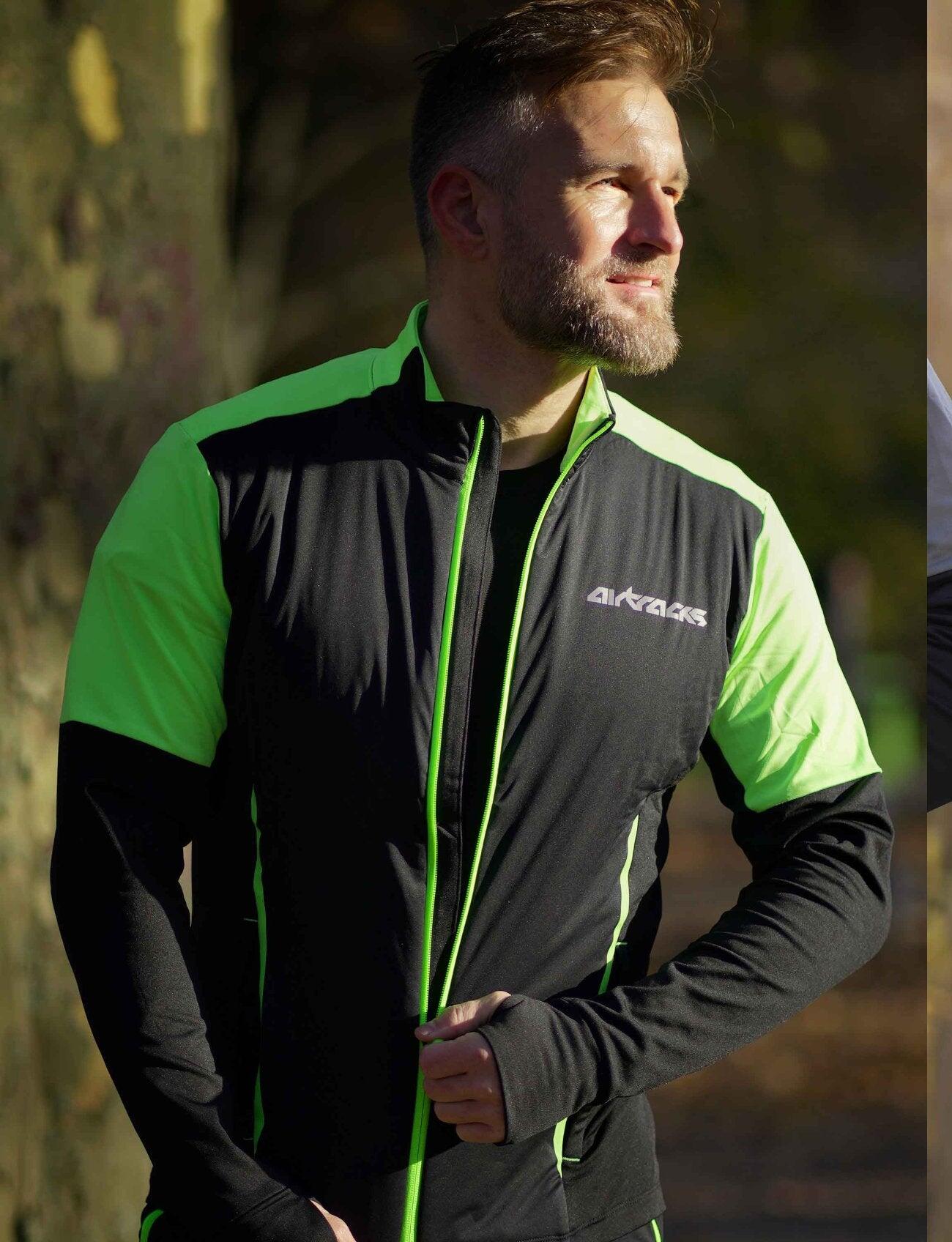 Fleece Running Jacke Winter Herren Herren Winter Fleece Laufshirt