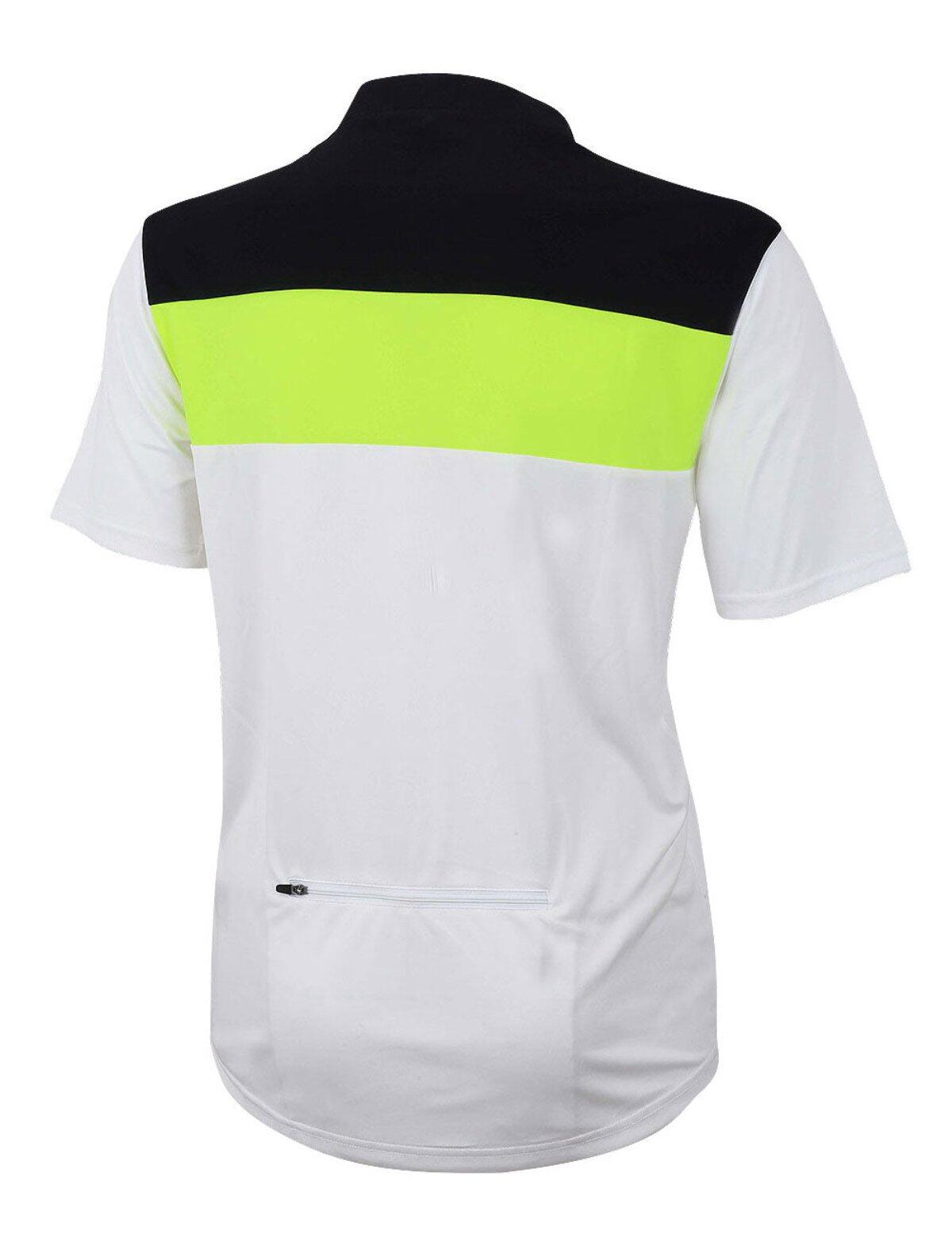 Herren Fahrradtrikot Kurzarm Pro Air Weiss 2/4