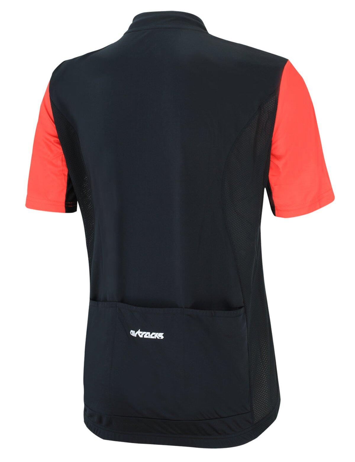 Herren Fahrradtrikot Kurzarm Radtrikot Pro Line II Schwarz Rot 4/4