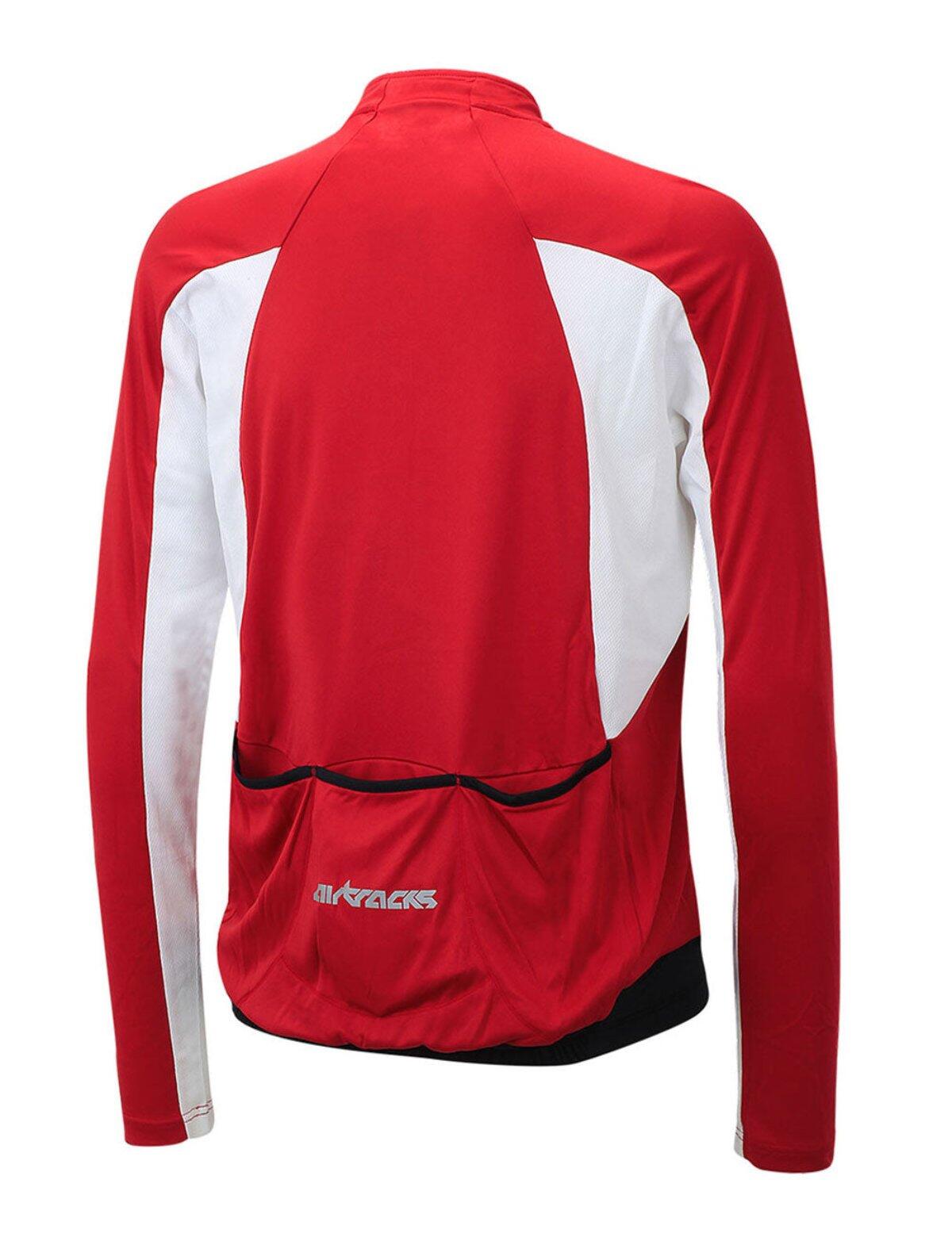 Fahrradtrikot Langarm Pro T Rot 2/4