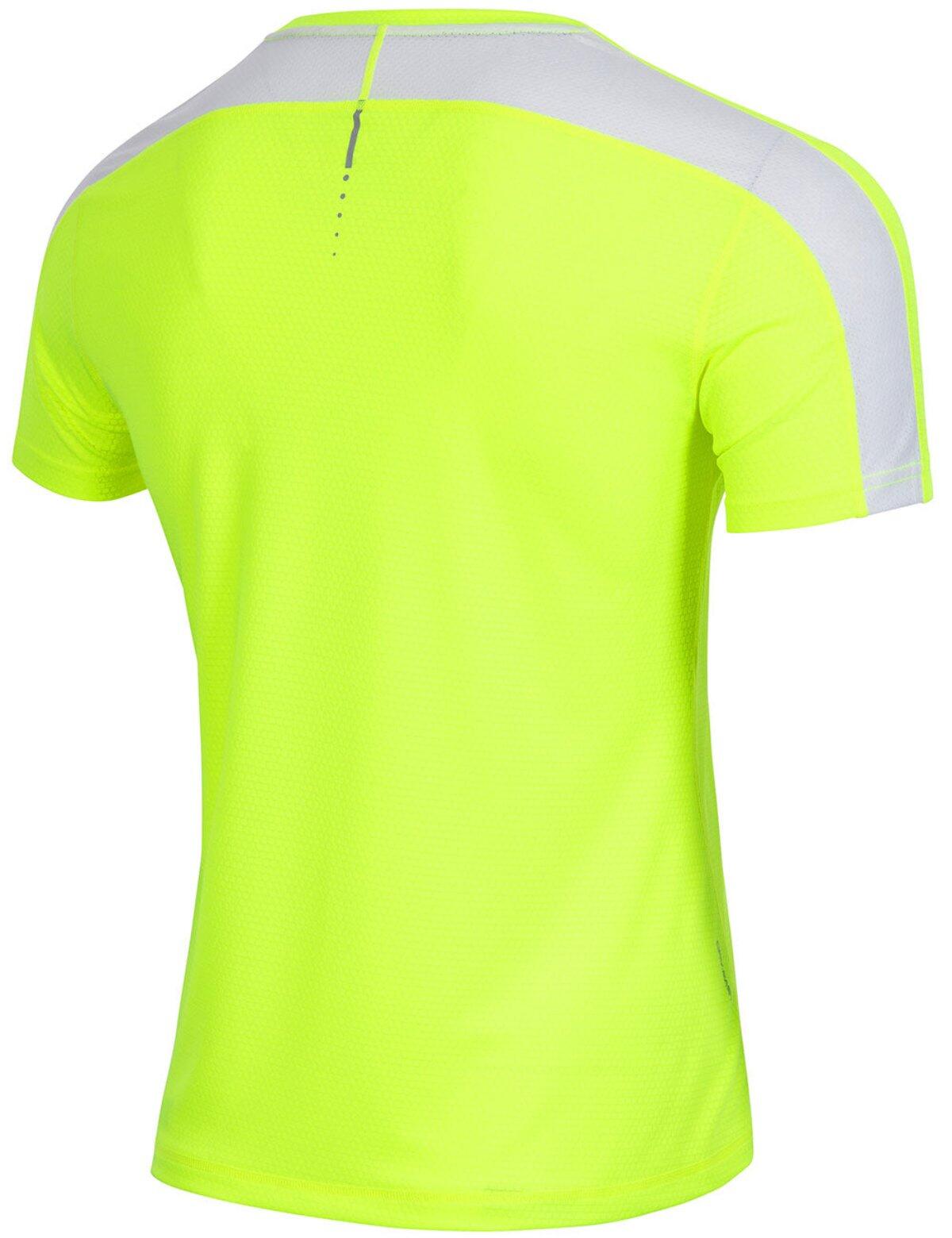 Herren Funktions Laufshirt Kurzarm Pro Line Neon Weiss 4/4