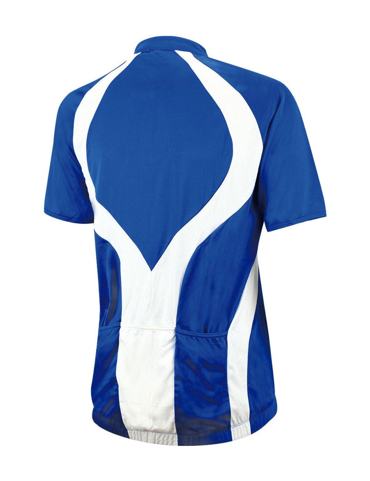 Herren Fahrradtrikot Kurzarm Radtrikot Team Blau 2/4