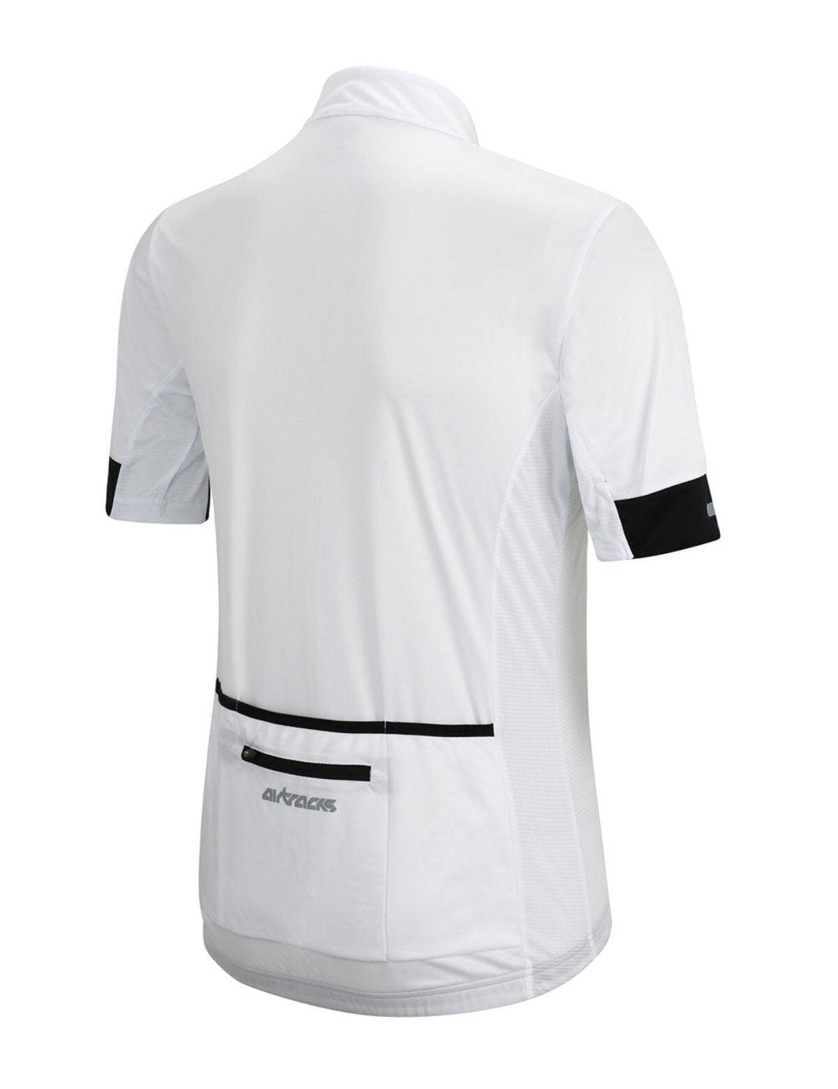 Herren Fahrradtrikot Kurzarm Radtrikot Pro Team Line II Weiß 4/4