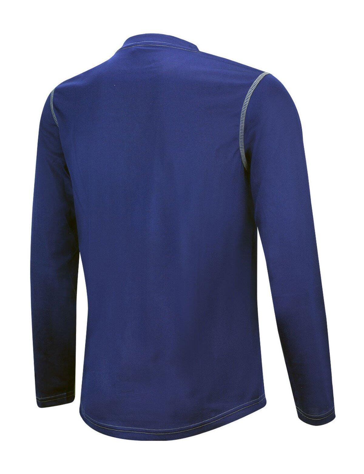 Funktions Laufshirt Langarm Pro Air Navy Blau 2/4