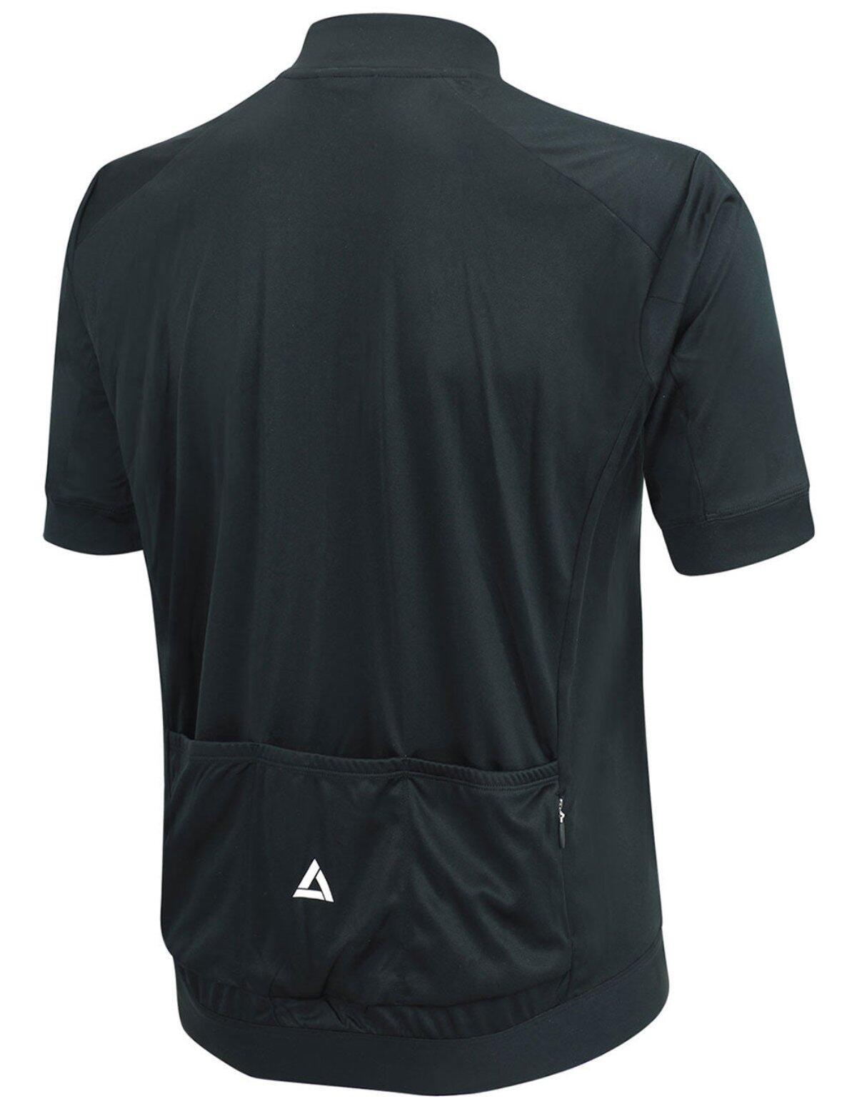 Herren Fahrradtrikot Kurzarm Radtrikot Air Tech II Schwarz 4/4