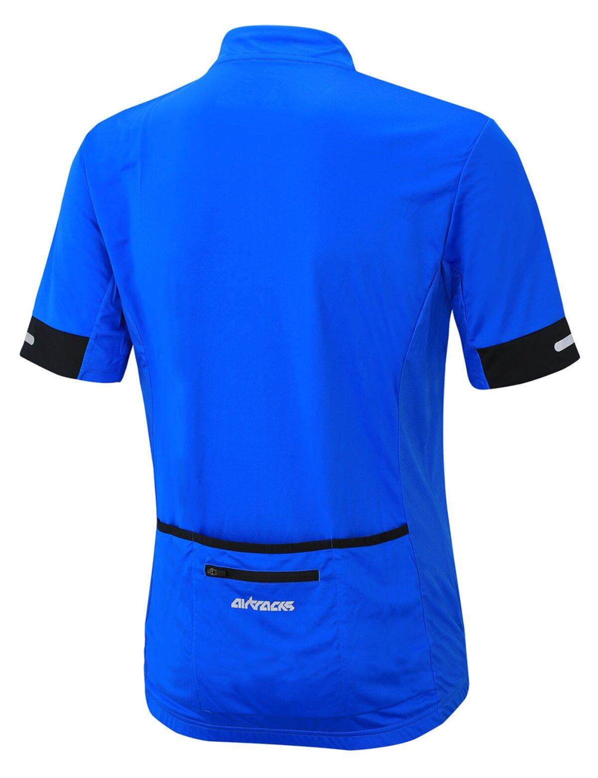Herren Fahrradtrikot Kurzarm Radtrikot Pro Team Line II Blau 2/4
