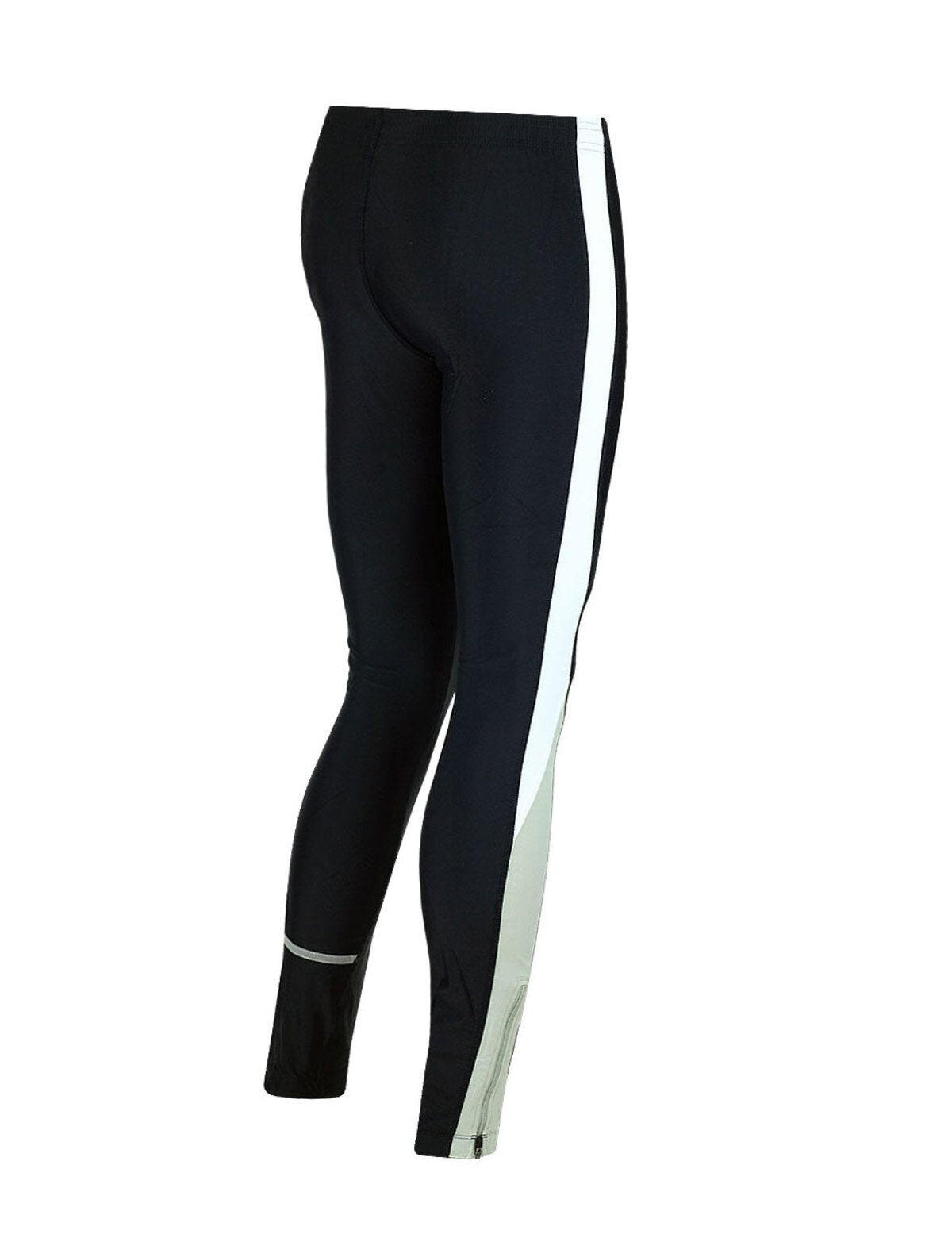Herren Thermo Laufhose Tight Lang Schwarz 2/4