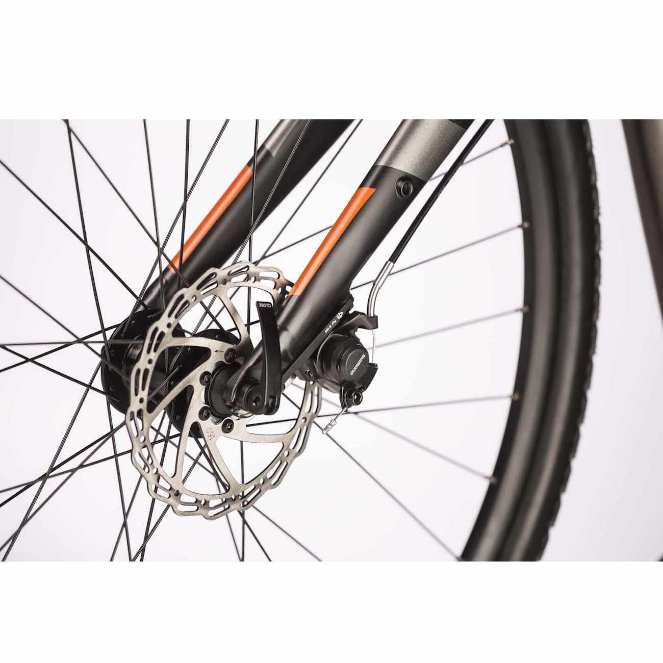 28" heren gravelbike STERRATO 3.0 Shimano CLARIS R2000 2 x 8 versnellingen 3/4