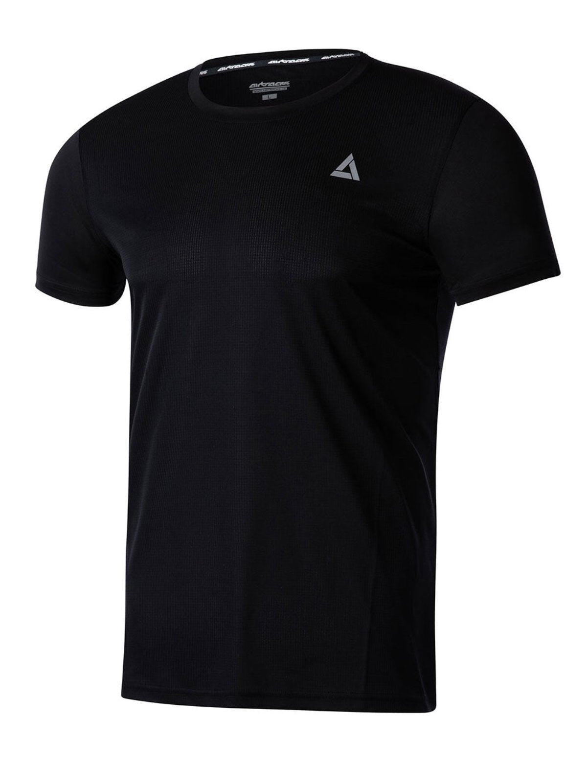 Herren Funktions Laufshirt Kurzarm Comfort Line Schwarz 4/4
