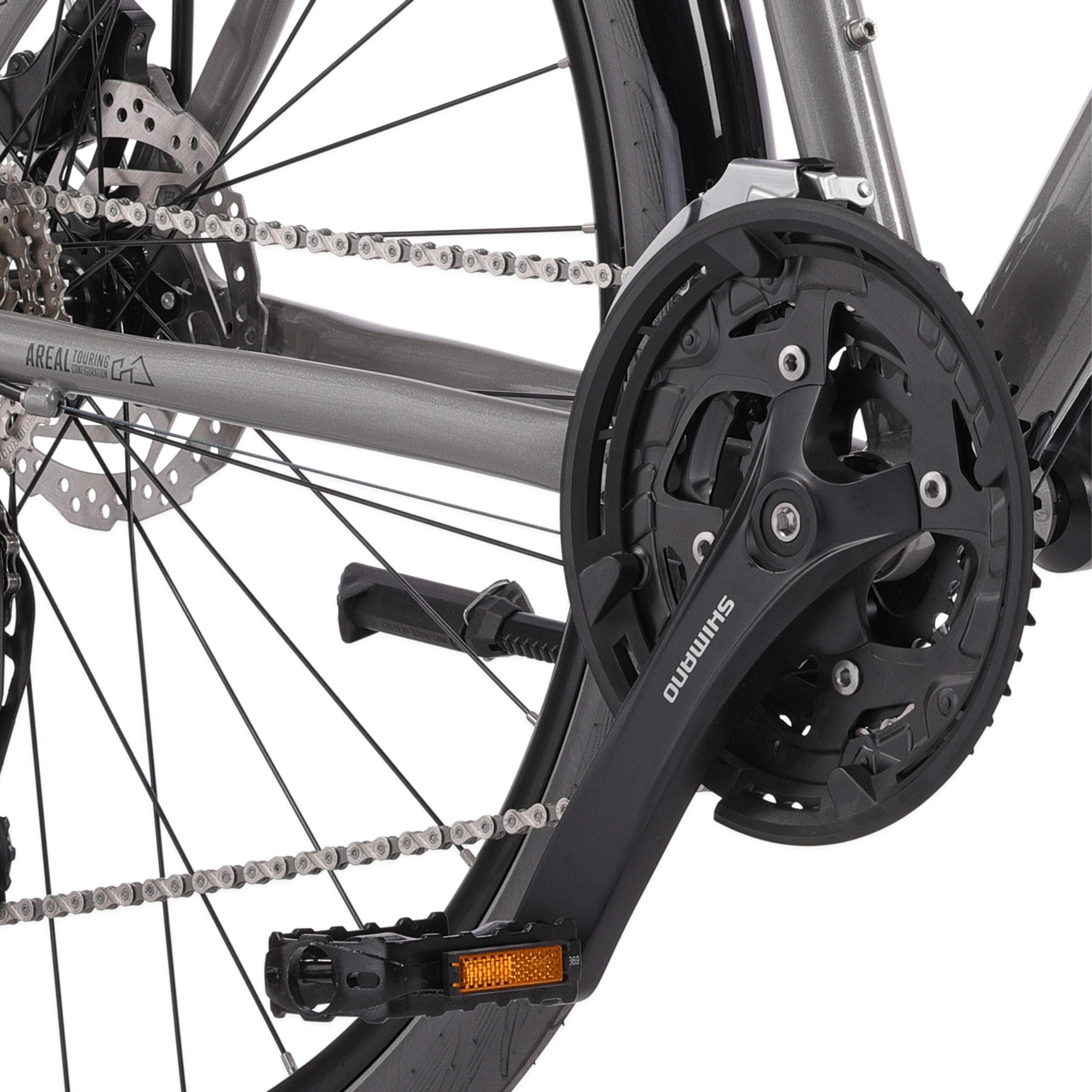 28" Herren Trekking Fahrrad AREAL DB Trekkingrad 24 x Gang Shimano Alivio 3/4