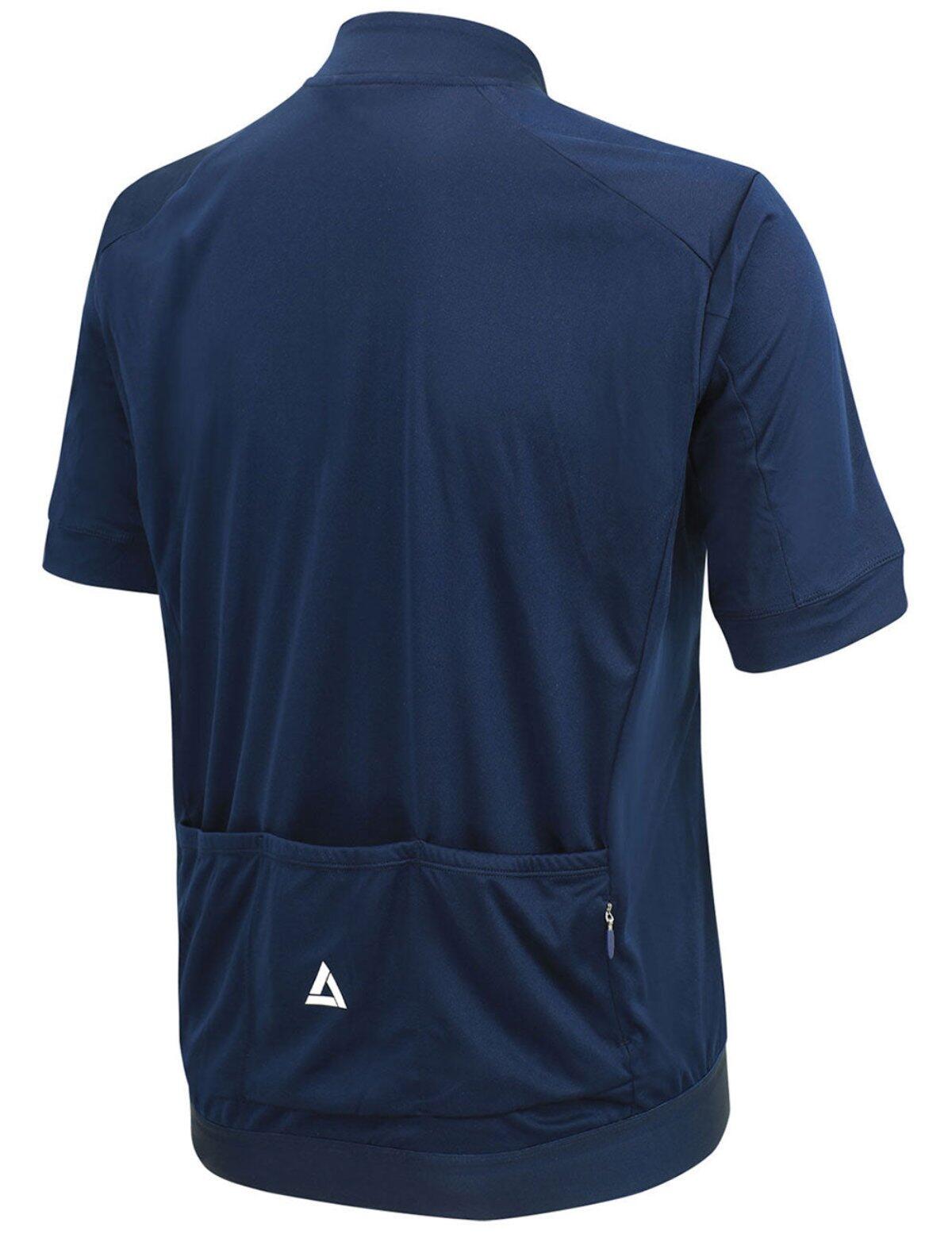 Herren Fahrradtrikot Kurzarm Radtrikot Air Tech II Navy Blau 3/4