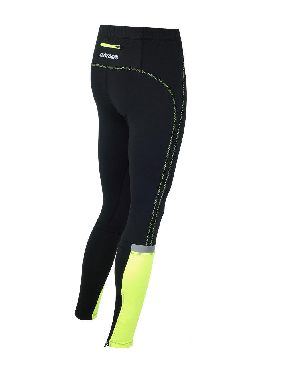 Herren Laufhose Tight Lang Neon 2/4