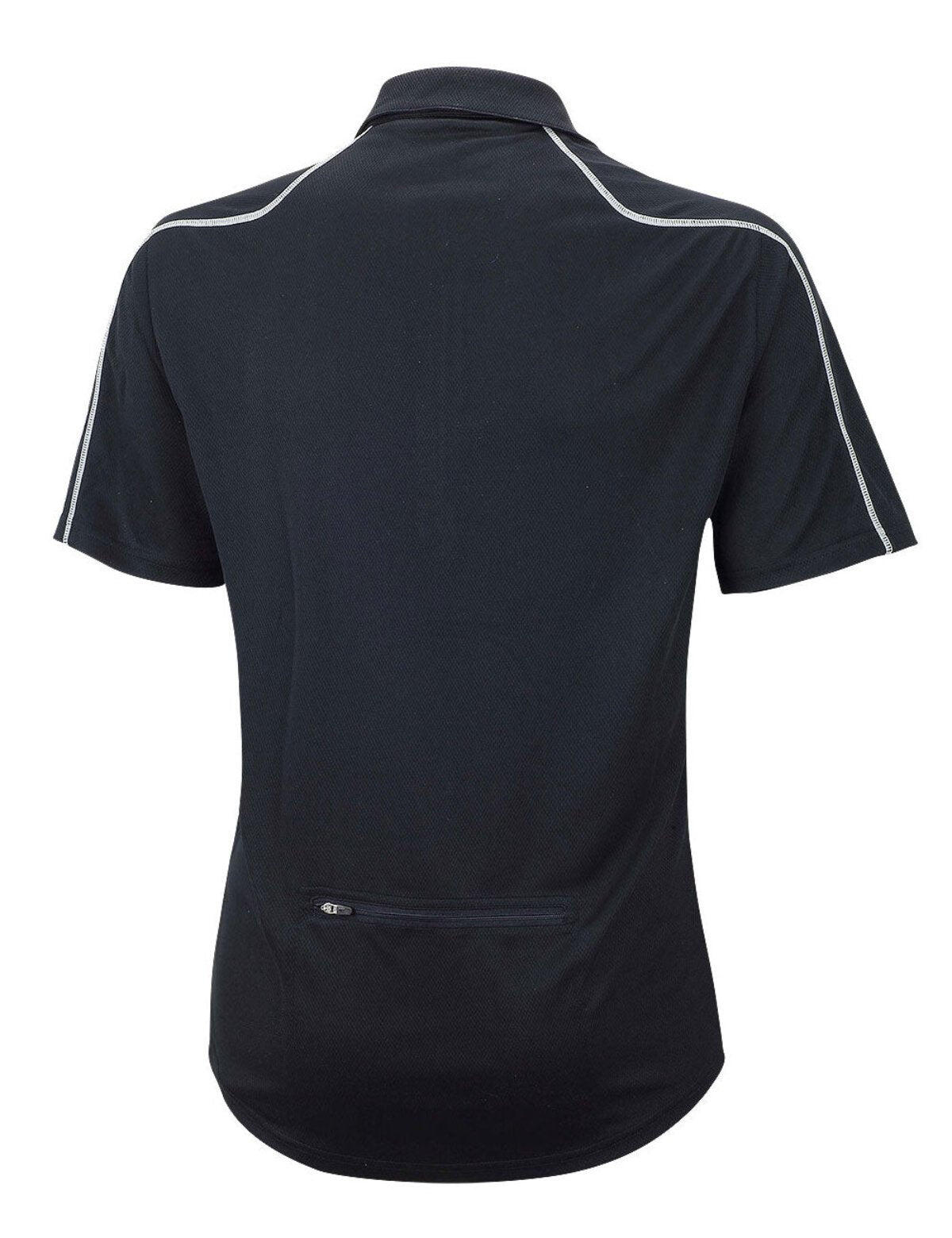 Herren Fahrradtrikot Kurzarm Air Tech Schwarz 2/4