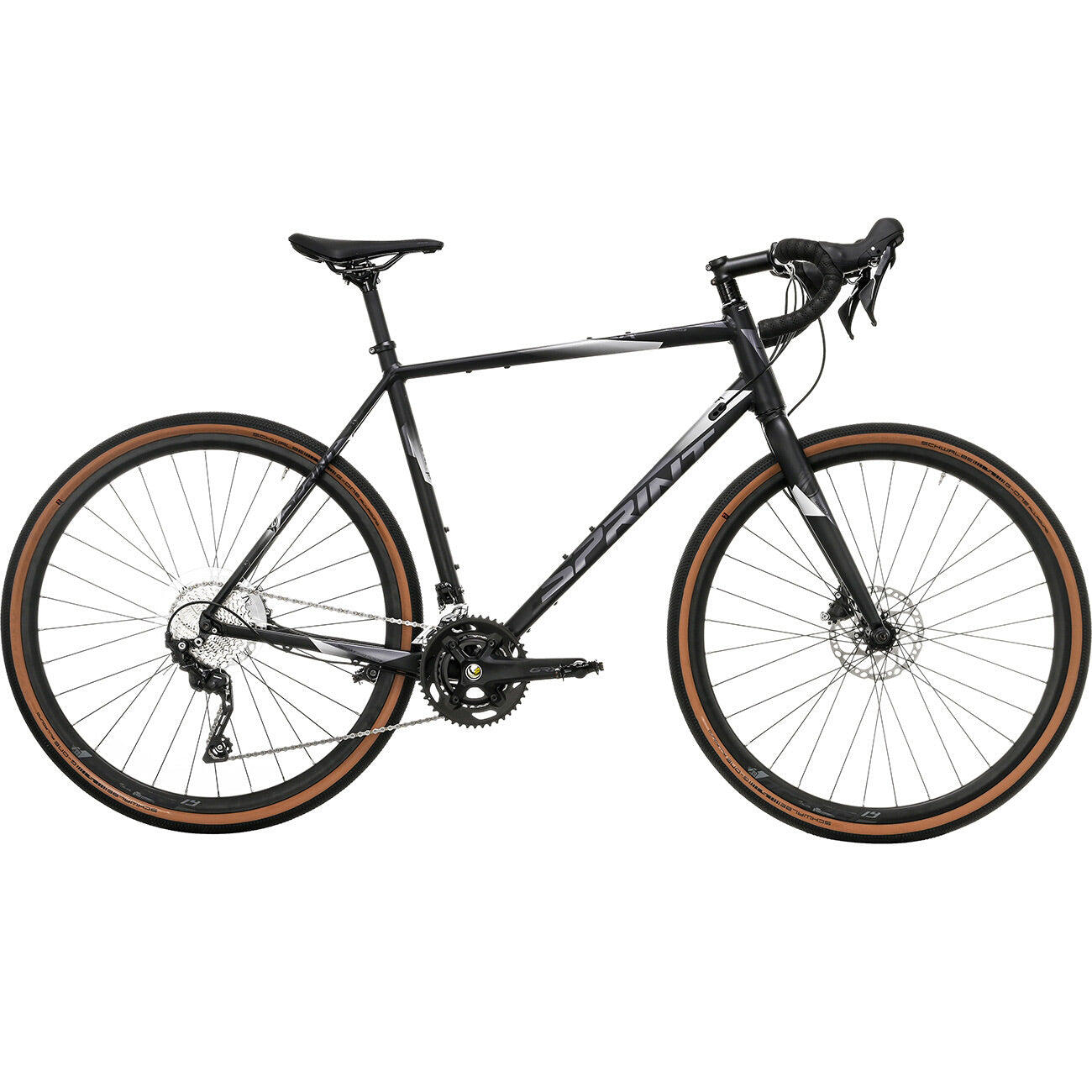 28" Herren Gravel Bike WHISPER 7.0 Fahrrad 2 x 10 Gang Shimano GRX-400 Schwarz 2/4