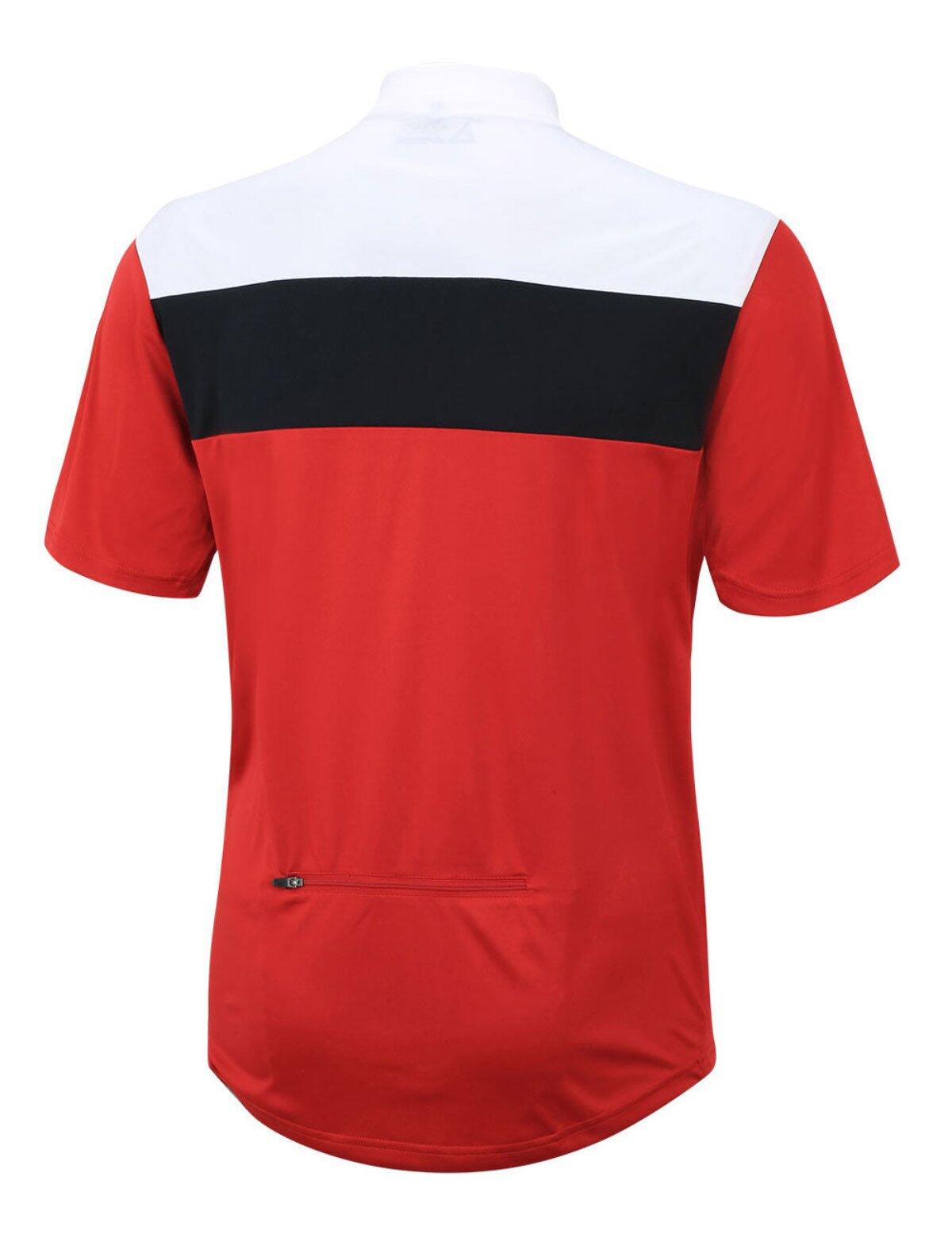 Herren Fahrradtrikot Kurzarm Pro Air Rot 2/4