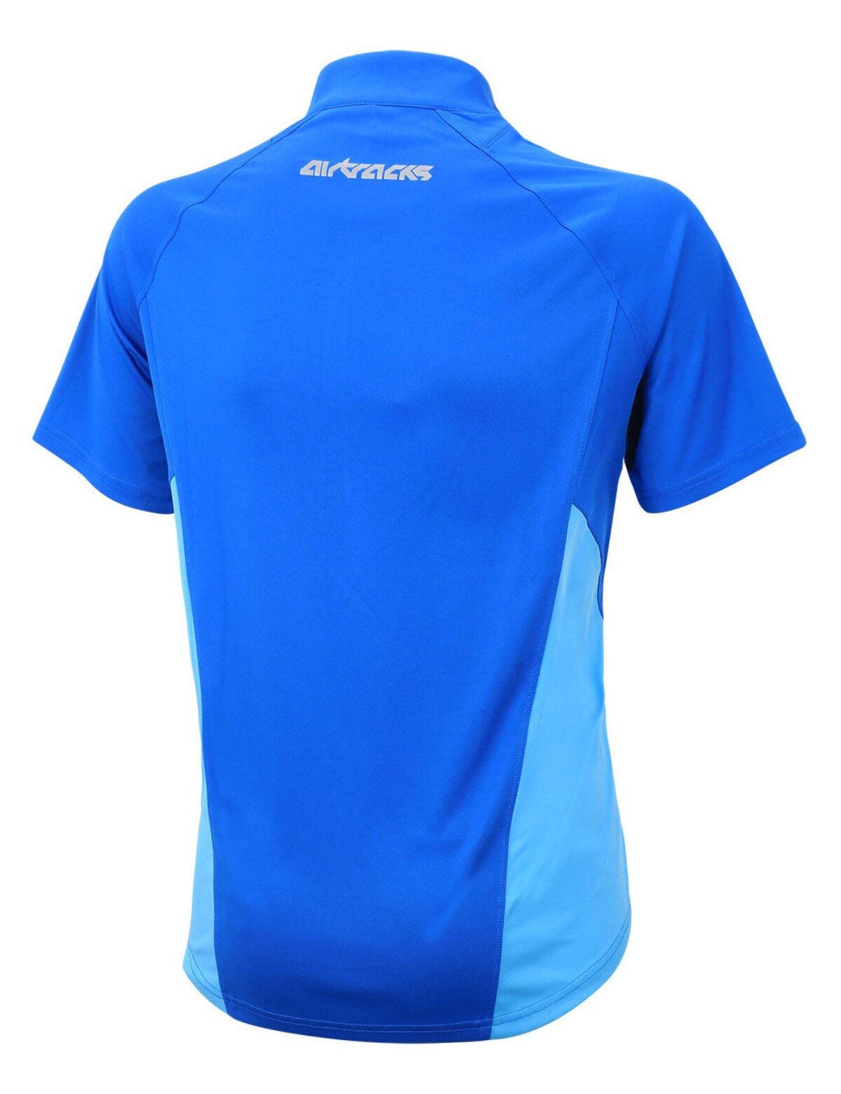 Herren Funktions Laufshirt Air-Tech Blau 2/4