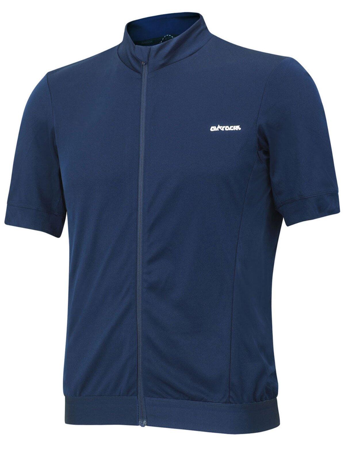 Herren Fahrradtrikot Kurzarm Radtrikot Air Tech II Navy Blau 2/4