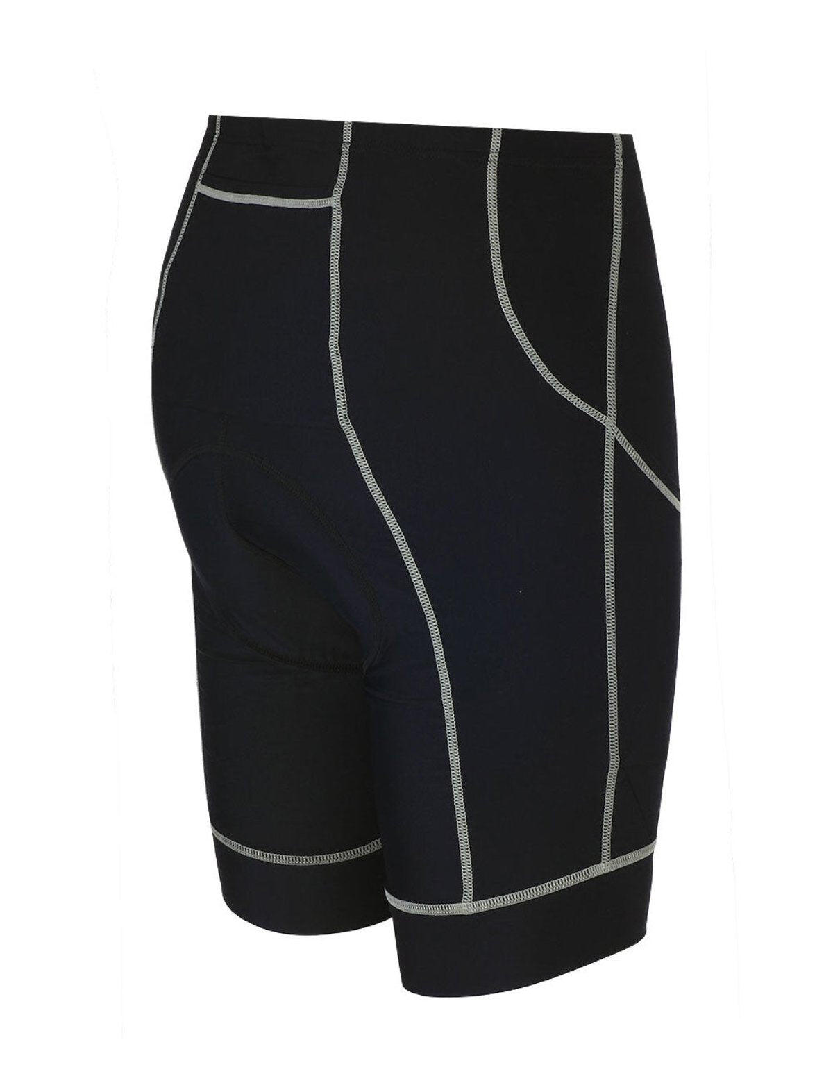 Herren Fahrradhose Kurz Radhose Pro Schwarz Grau 2/4