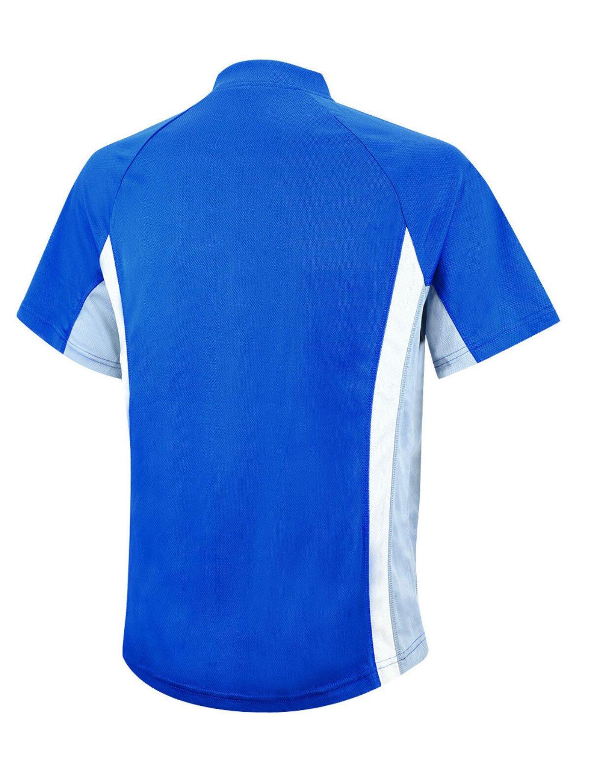 Funktions Laufshirt Kurzarm Blau 2/4