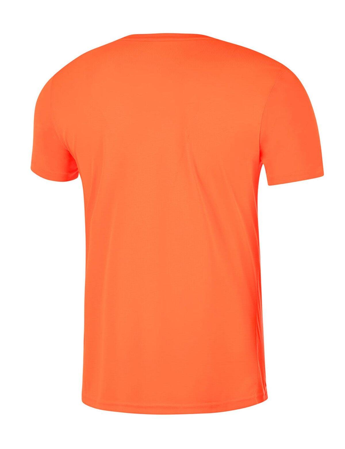 Funktions Laufshirt Kurzarm Comfort Line Orange 4/4