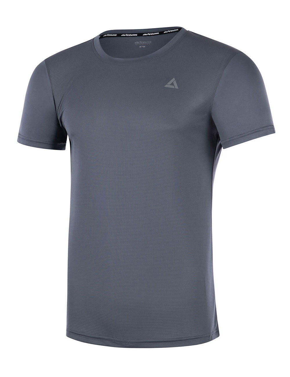 Herren Funktions Laufshirt Kurzarm Comfort Line Grau 4/4