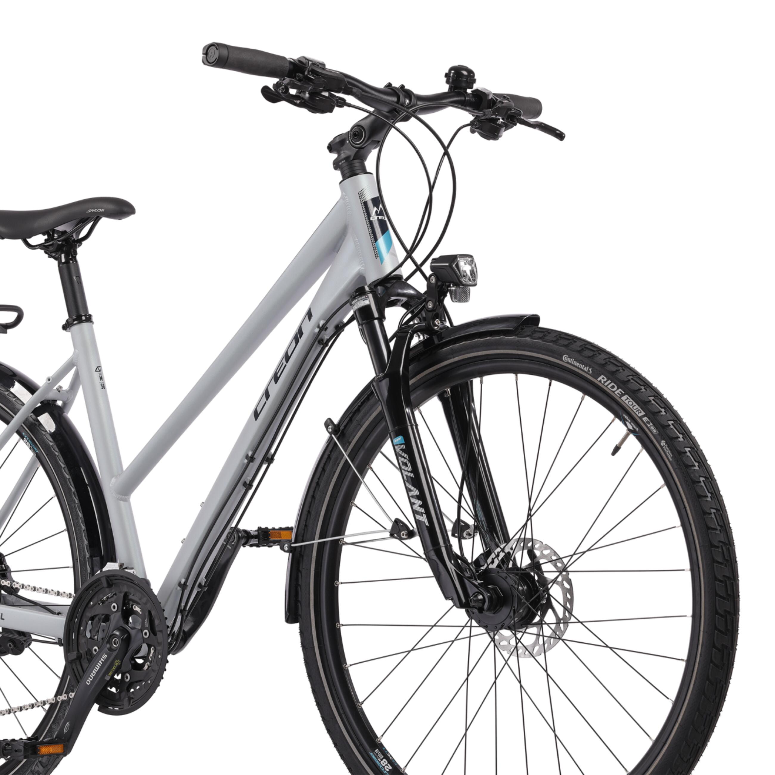 28" Damen Trekking Fahrrad TRAIL 5.0 Trekkingrad Shimano Deore 30 x Gang |  Decathlon