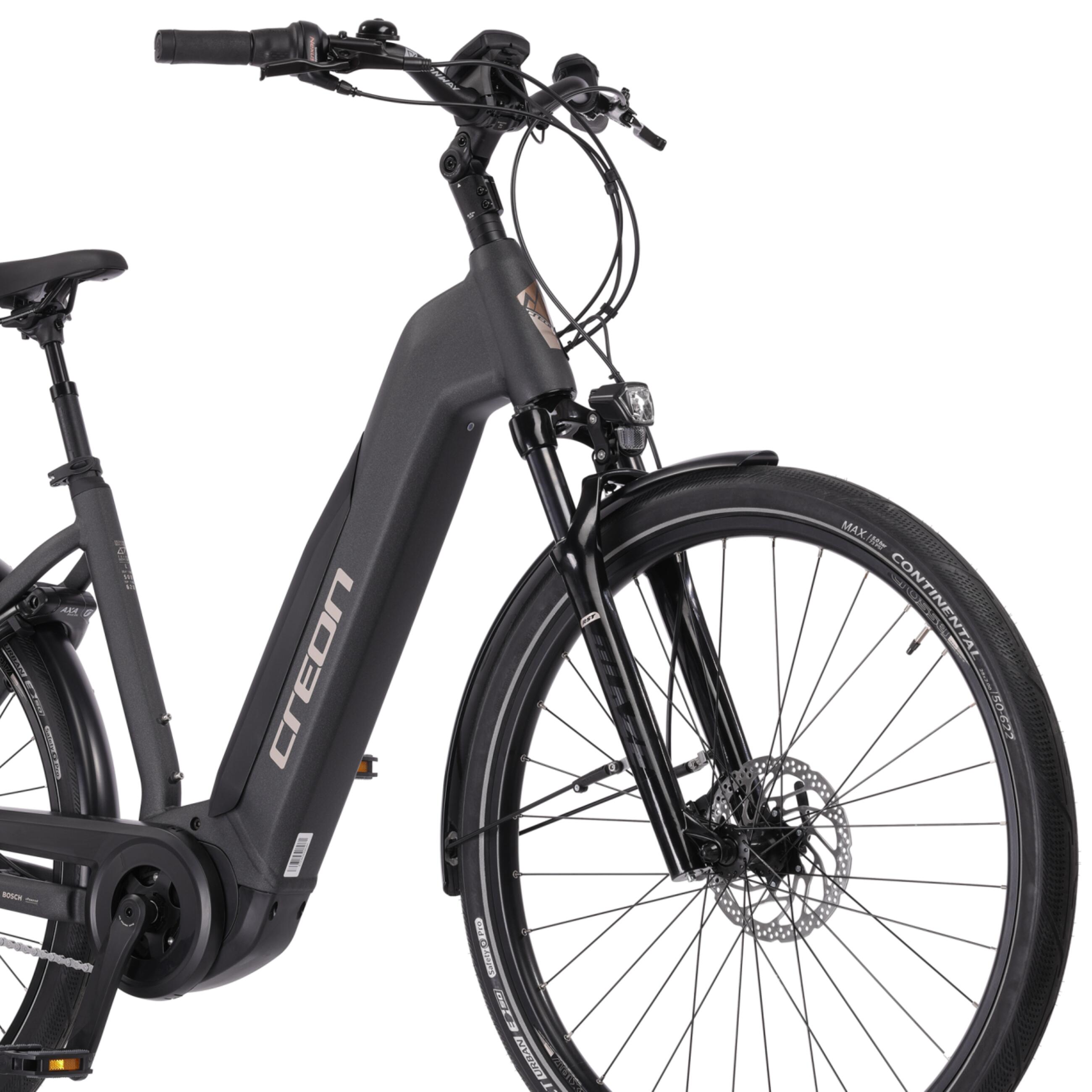 28" FEMMES VÉLO ÉLECTRIQUE CITY MOTIVE TF 1.7 LS TREKKING BIKE BOSCH ACTIVE LINE 3/4
