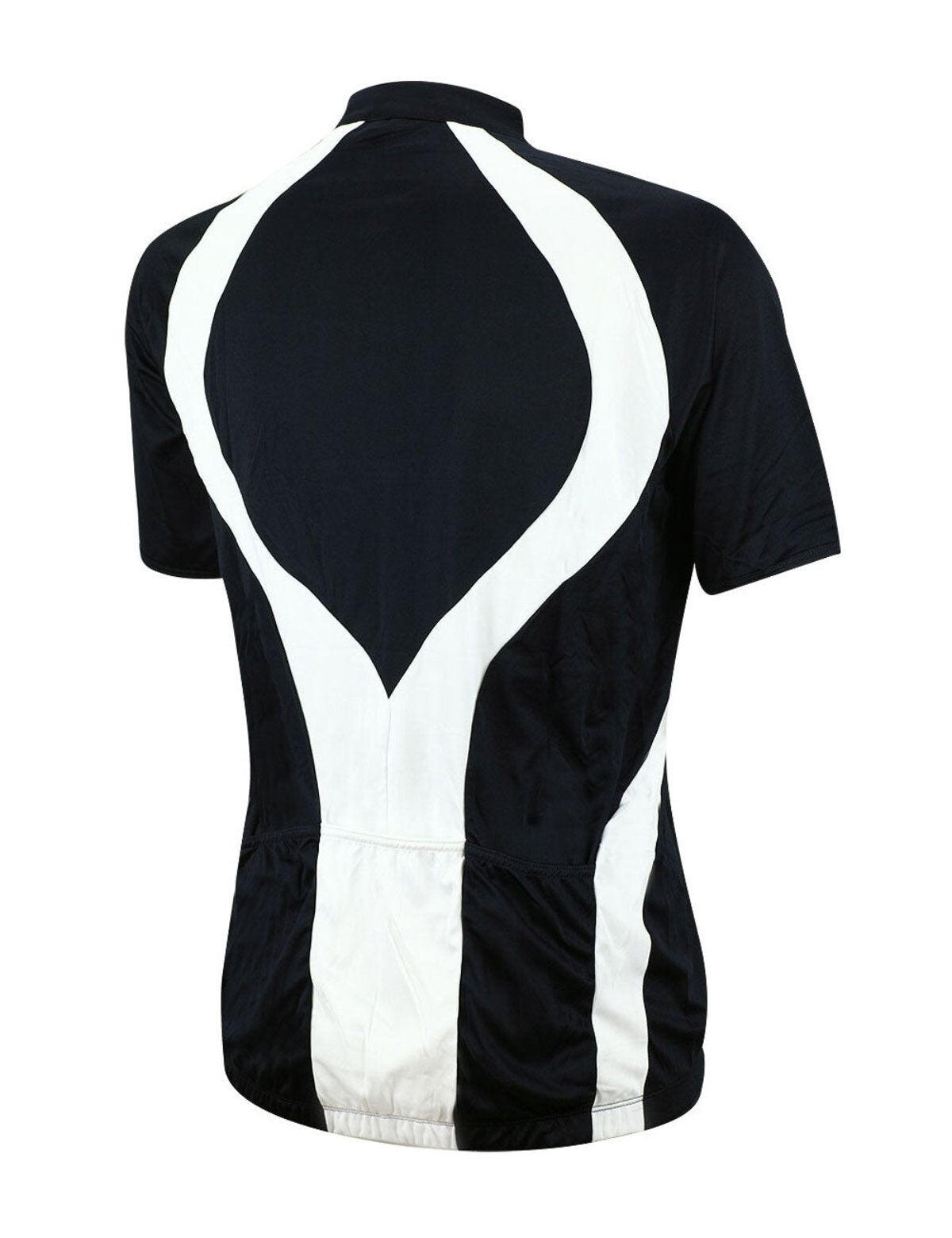 Herren Fahrradtrikot Kurzarm Radtrikot Team Schwarz 2/4