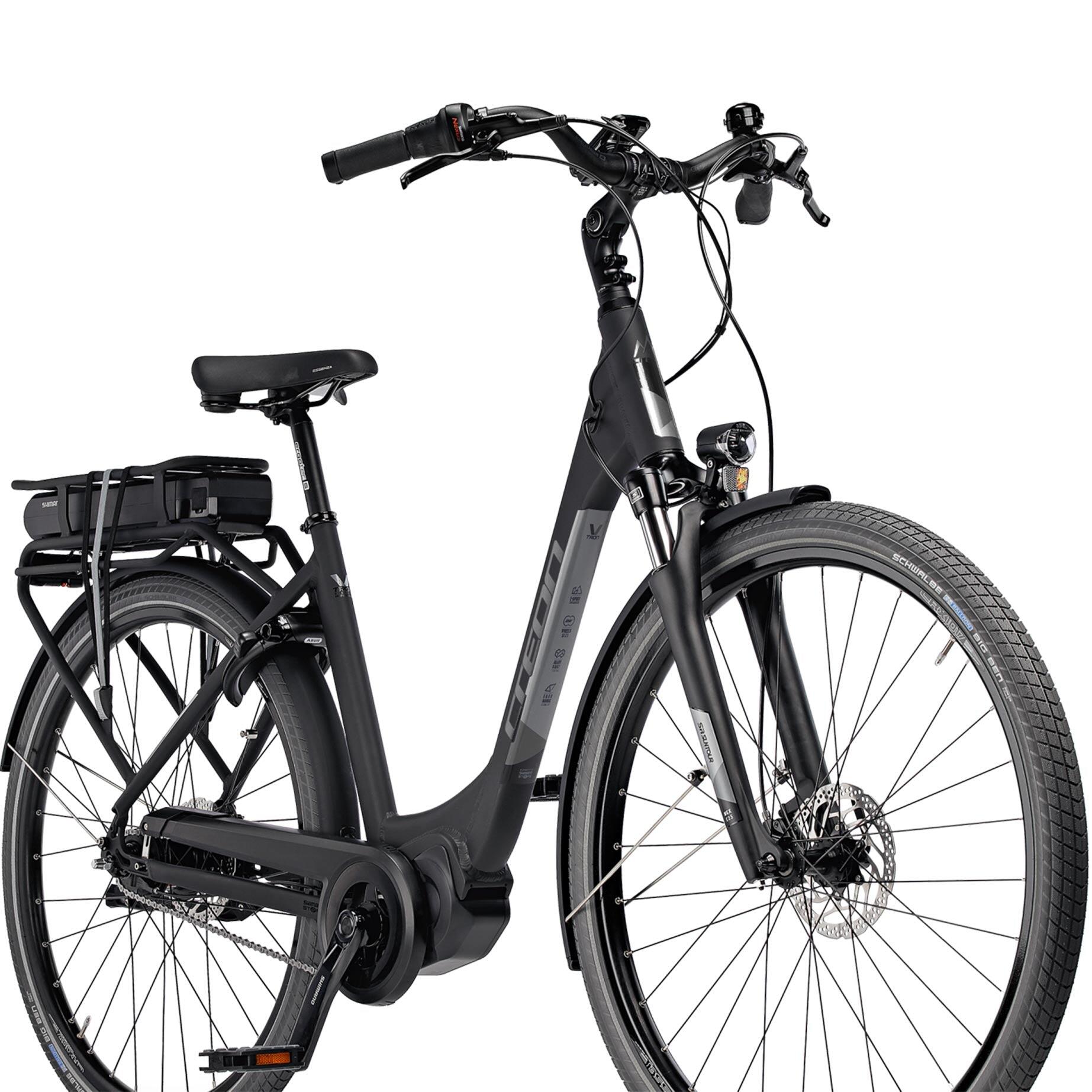 28" Bici Elettrica da Città LS V-TRON RD WAVE RACK SHIMANO STEPS E-6100 418Wh 7 2/4