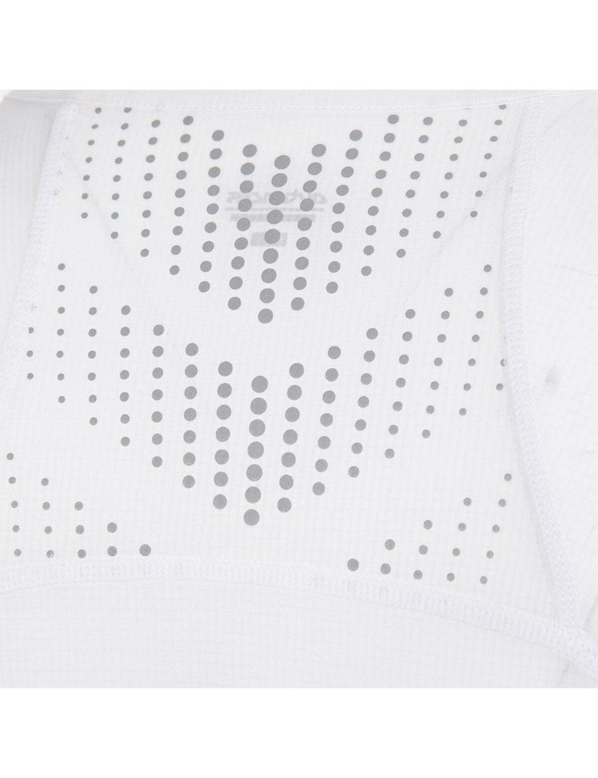 Laufshirt Ärmellos Tank-Top Comfort Line Weiss 3/4