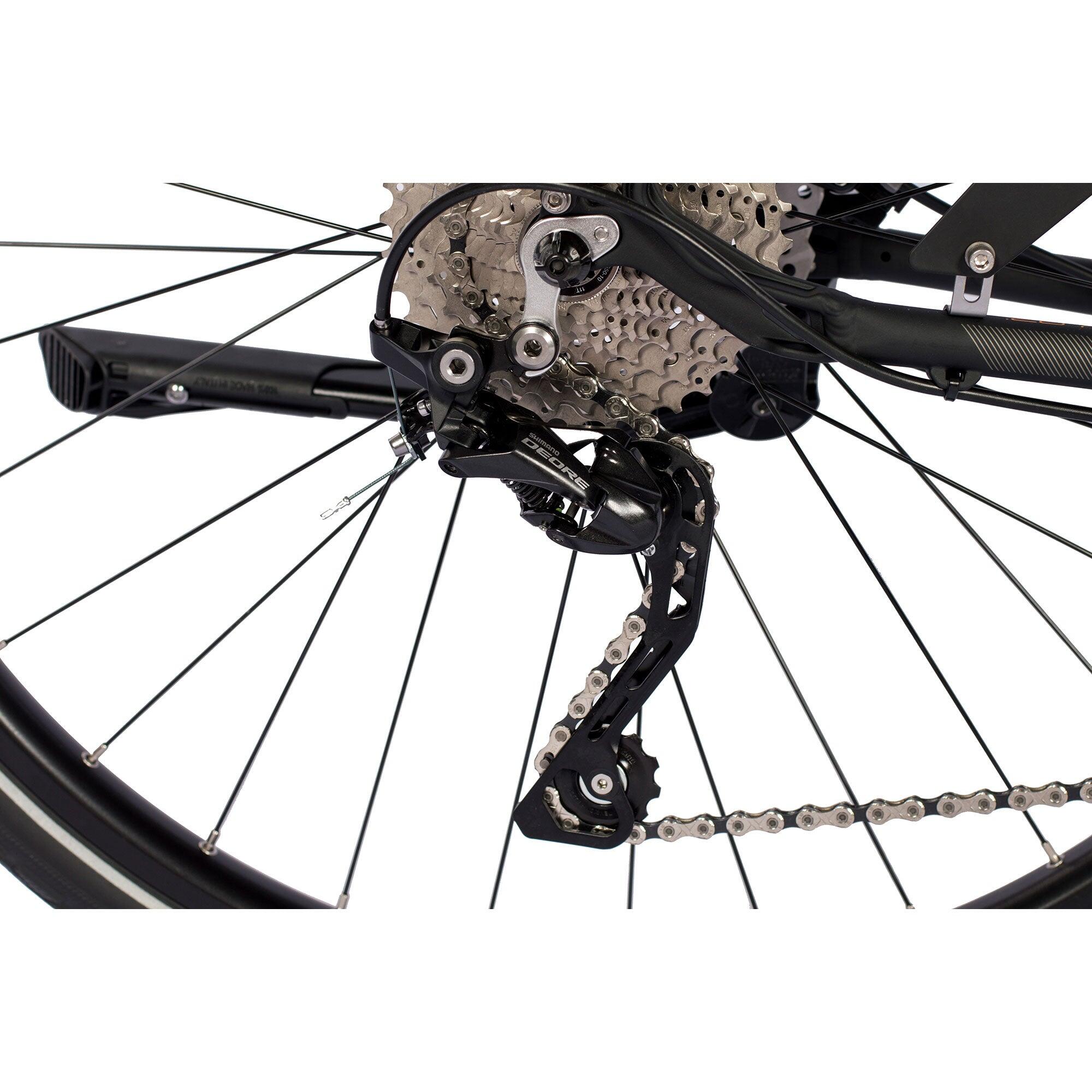 28" Vélo de trekking femme QUEST LADY, transmission Shimano Deore RD-T6000 SGS 3/4