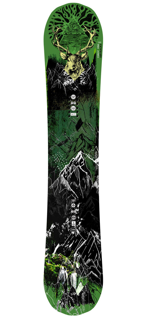 Tabla de snowboard FOREST KING CARBON Hybrid Rocker Hombre 2/4