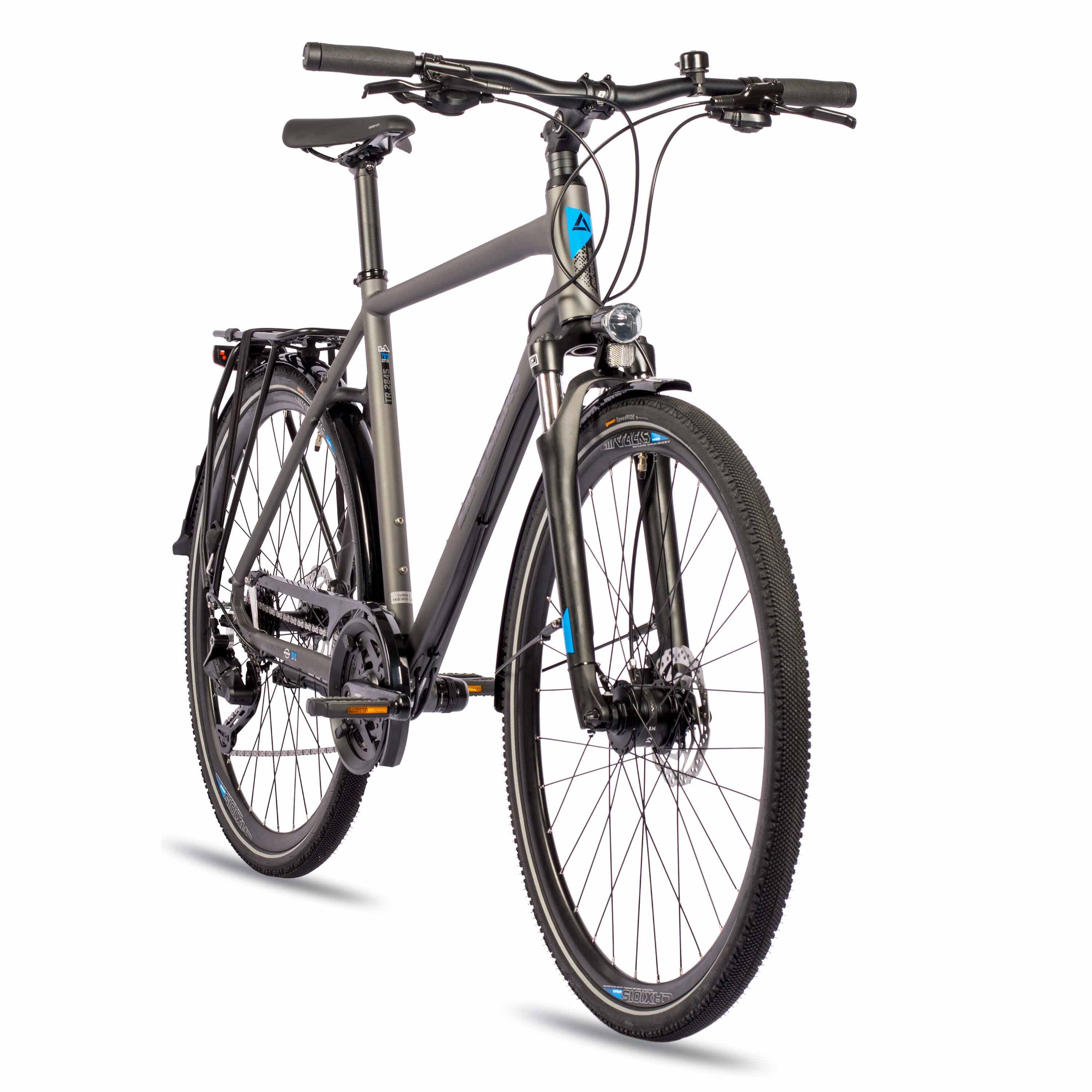28" Herren Trekking Fahrrad TR.2845 Trekkingrad 2 x 9 GANG SHIMANO CUES 2/4