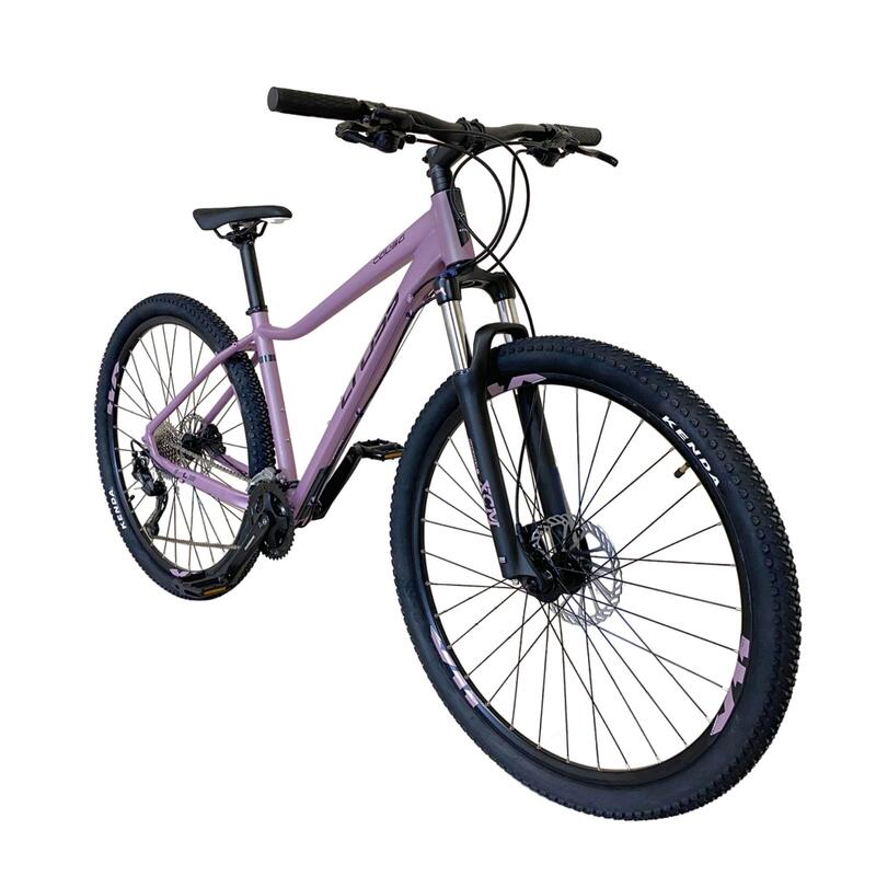 Vélo 27,5 Vtt Ring Aurelia pour Femmes 18 Vitesses Avant Blanc Dino