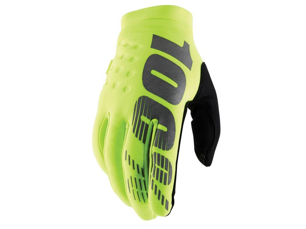 Gants thermiques Brisker - Fluo Yellow / Black 2/3