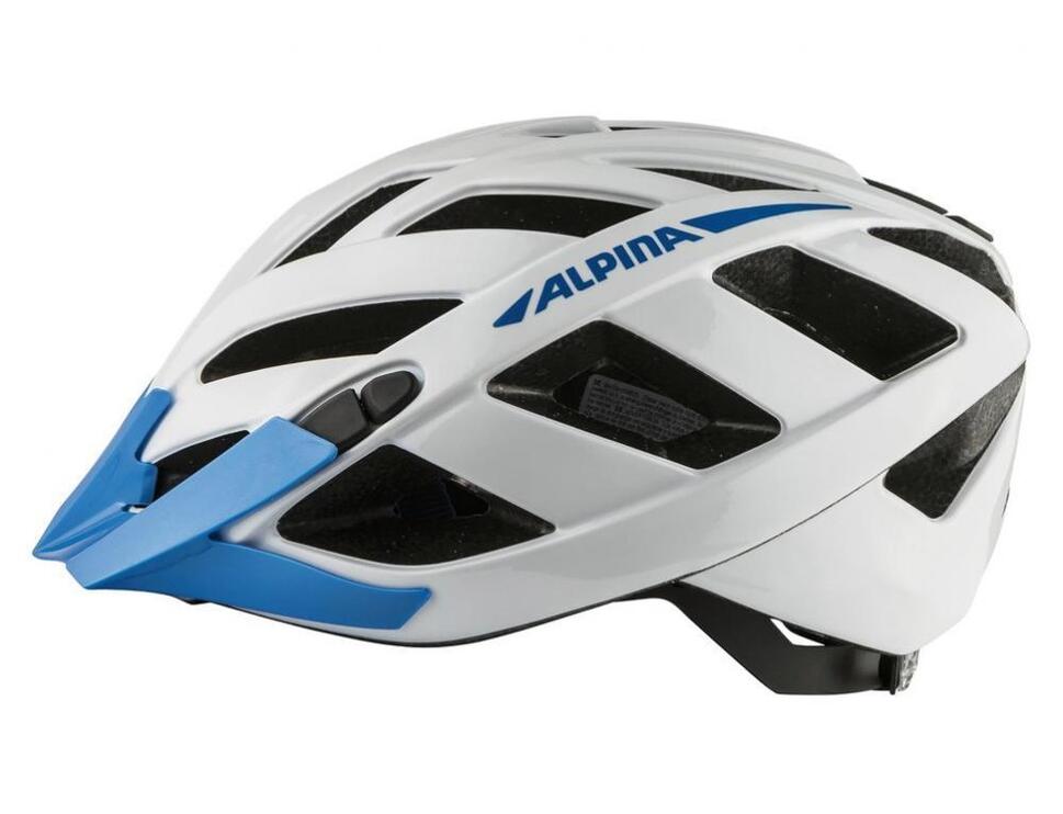 ALPINA Kask rowerowy Panoma 2.0 biały/niebieski błyszczący
