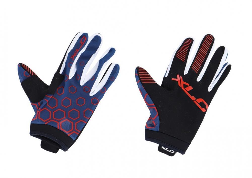 XLC Gant à doigts longs MTB CG-L14 bleu-rouge 2/3