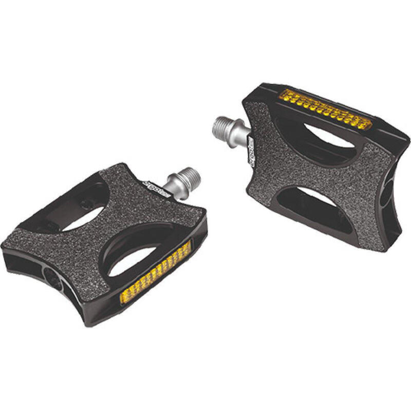 Set de Pédales Ergotec EP-Urban 9/16 105x100mm Aluminium Noir