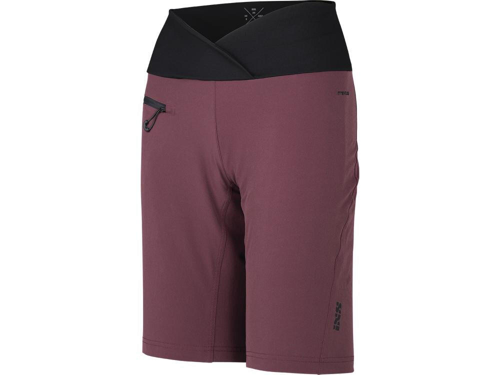 iXS Flow XTG Hip-Hugger Women Shorts Raisin 36 3/3