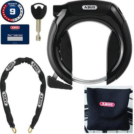 Abus Rahmenschloss Set 5950 Pro Shield Plus NR 6KS/85 ST5950 B 59 mm H 107 mm...