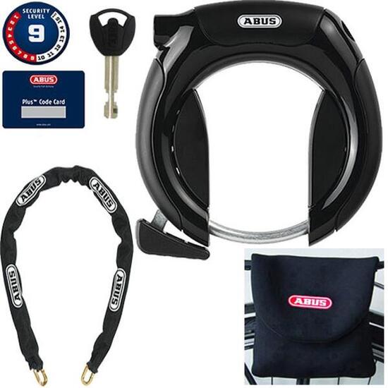 Abus Rahmenschloss Set 5950 Pro Shield Plus NR 6KS/85 ST5950 B 59 mm H 107 mm...