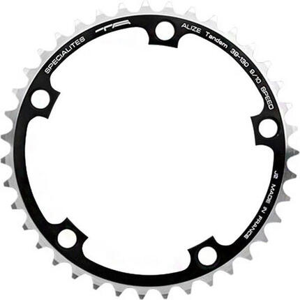 PLATEAU Diam 130 38 Dents 5 Branches ALIZE INTERIEUR 9/10/11V Noir