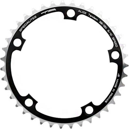 PLATEAU Diam 130 38 Dents 5 Branches ALIZE INTERIEUR 9/10/11V Noir