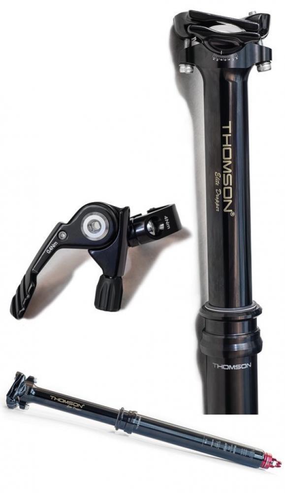 Zadelpen Covert Black Dropper, Ø 30,9mm, slag 125mm 2/2